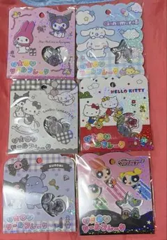 おはじきシール　6個まとめ売り