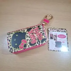 Hello Kitty ハローキティ スマートキーケース ヒョウ柄 新品