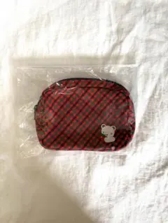 ビニール未開封品 ファミリア ルクアイーレ メッシュバッグ 赤 - メルカリ