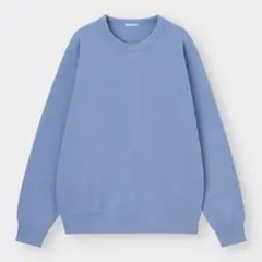 GU スウェットプルオーバー　水色