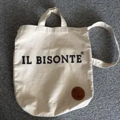 IL BISONTE ベージュ トートバッグ