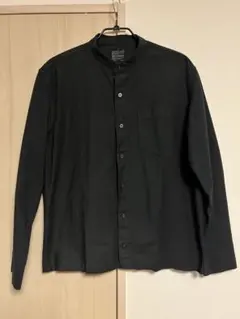 無印良品　スタンドカラーシャツ