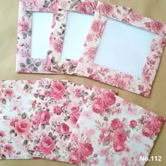 《112》　封筒　ミニ封筒　平袋　トレーシングペーパー　花柄　薔薇　 ローズ