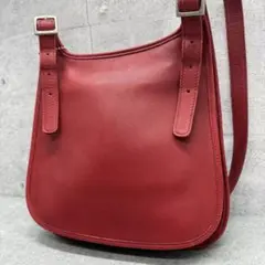 COACH コーチ Ergo エルゴ ワンショルダーバッグ レッド 赤 レザー 