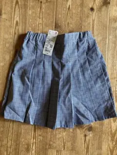 ユニクロ　チェック　プリーツスコート