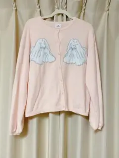 メリージェニー　シーズーカーディガン　ピンク