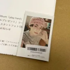 TWS トレカ play hard シニュ インスタントフォト チェキ TWS】シニュ トレカ インスタントフォト セット - メルカリ