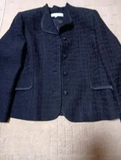 黒フォーマルロング スカートスーツ