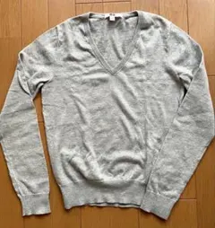 UNIQLO XS コットンカシミヤ Vネック セーター ニット