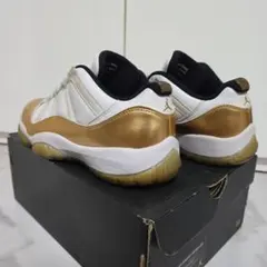 ナイキ ジョーダン11 レトロ ロー ホワイト ゴールド27cm