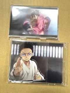 鬼滅の刃　無限城編　コラボカフェ　アクリルスタンド　恋雪　狛治　2点セット