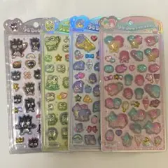 うるちゅるポップシール サンリオ けろっぴ ばつ丸 キキララ タキシードサムのサムネイル