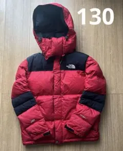 k4733 キッズ130 赤 700FP HYVENT ダウンジャケット