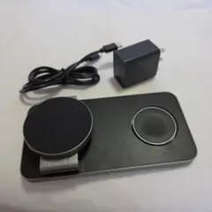 KEEPRO 3in1 ワイヤレス充電器 MagSafe対応 折り畳み式 黒