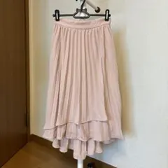 イング　アシンメトリープリーツスカート