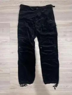 希少！revolver ベロア　カーゴパンツ　黒　タイガー柄
