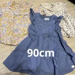 ベビー ブラウス ワンピース しまむら juo ベビザらス 90cm