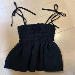 ブラックリボンビスチェ