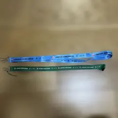 JAPAN AIRLINES 2色セットJALネックストラップ　JAL工場見学