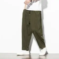 パンツ メンズ サルエルパンツ 春秋冬 ロングパンツ ワイドパンツ コーデュロイ