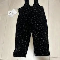 バースデイ　&mignon ベロア　花柄　サロペット　オールインワン