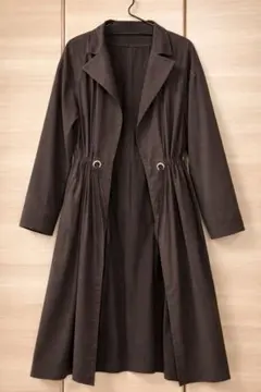 グリーンレーベルリラクシング　ウエストギャザー ロングコート