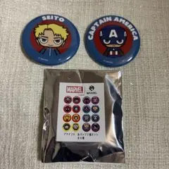 〇120 MARVEL×MAZZEL 缶バッジ 16種セット 〇120 MARVEL×MAZZEL 缶バッジ 16種セット - メルカリ