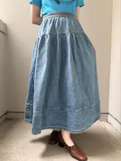 希少 ウラジョンソン ULLA JOHNSON デニムスカートのサムネイル