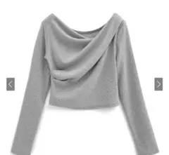 【GRL】3Wayドレープカシュクールトップス[dk1261] グレー
