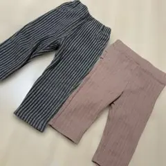 80裏起毛90サイズ パンツ2点セット