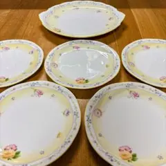 ノリタケ　ジュヌフレール　パーティーセット　耳付プレート　大皿　中皿