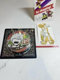 ヒロアカ　爆豪勝己　バースデイ　缶バッジ　プロマイド