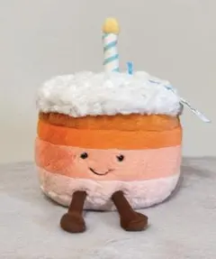  ジェリーキャット ピーチ ケーキ ぬいぐるみ メルビー Jellycat ジェリーキャット ピーチ ケーキ ぬいぐるみ メルビー - メルカリ