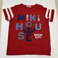 MIKI HOUSE マリンデザイン Tシャツ 90