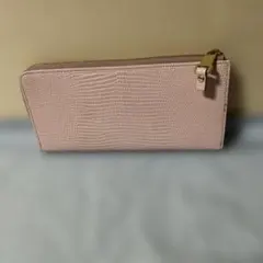 TOPKAPI 長財布 ピンク 型押しレザーのサムネイル