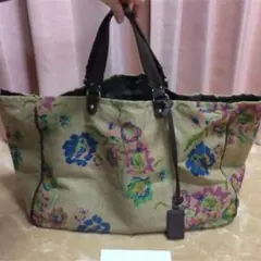 【美品】ZARA BASIC ザラベーシック ビッグバッグ 麻のサムネイル