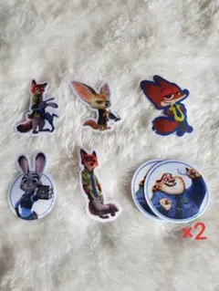 ズートピア 貼ってはがせるエコワッペン