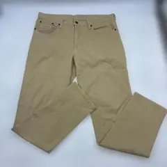 GU ジーユー スリム カラーデニム ベージュ W88㌢