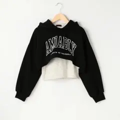 Lovetoxicフード付きクロップドパーカー 2着セット