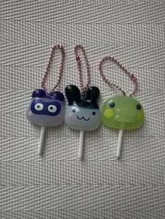 たまごっち カラフルキャンディーチャーム　カプセルトイ　ガチャ　3個セット