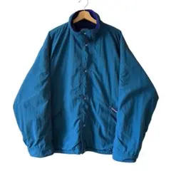 ソフトシェルキャプリーン　雪なしタグ 古着 90s USA製 Patagonia 「雪なし」 名作 CAPILENE フリース