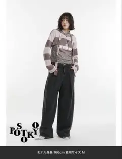 jouetie 【something×PosTokyo】タックバギーデニムパンツのサムネイル