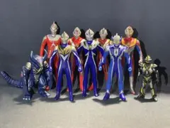 ウルトラマン ソフビ フィギュア 9体セット 円谷プロ BANDAI まとめ売り