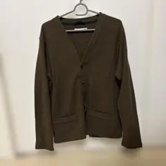 新品 イッカ ikka カーディガン Ｍ　ブラウン 茶色