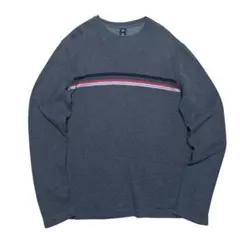 00's GAP ギャップ ライン ロングスリーブTシャツ 厚手 カットソー M