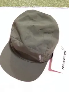 SALOMON オリーブグリーン キャップ
