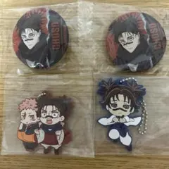 呪術廻戦 GAREKI 缶バッジ(2つ) ラバーマスコット脹相　3種セット