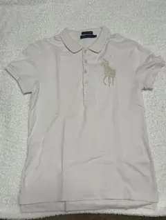 Ralph Lauren ビッグポニー半袖ビーズ刺繍ポロシャツL