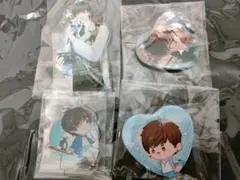 恋とプロデューサー　ハク　アクスタ　缶バッジ　5周年 プリロール