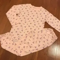 キッズ パジャマ 150 ピンク×紫さくらんぼ 長袖 ニッセン 女の子 子供用